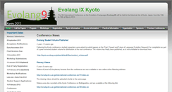 Desktop Screenshot of kyoto.evolang.org