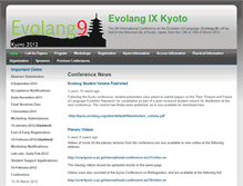 Tablet Screenshot of kyoto.evolang.org